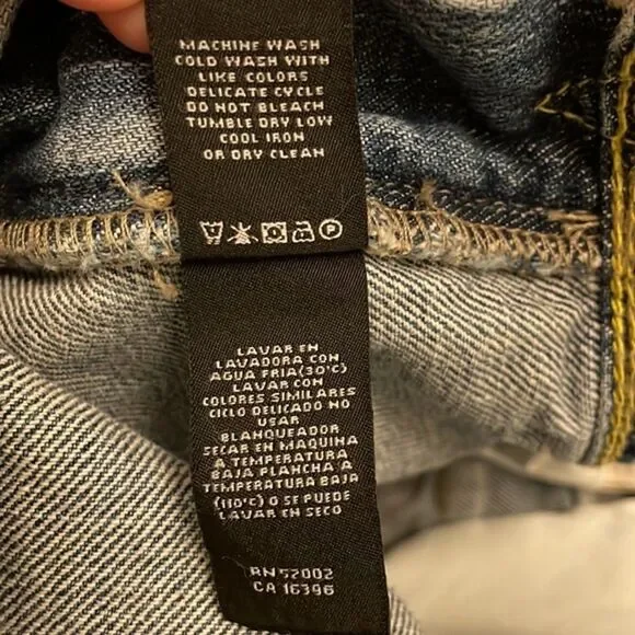 DKNY Denim Straight Leg Blue Jeans Mens 38x32 Medium Wash - Picture 11 of 12